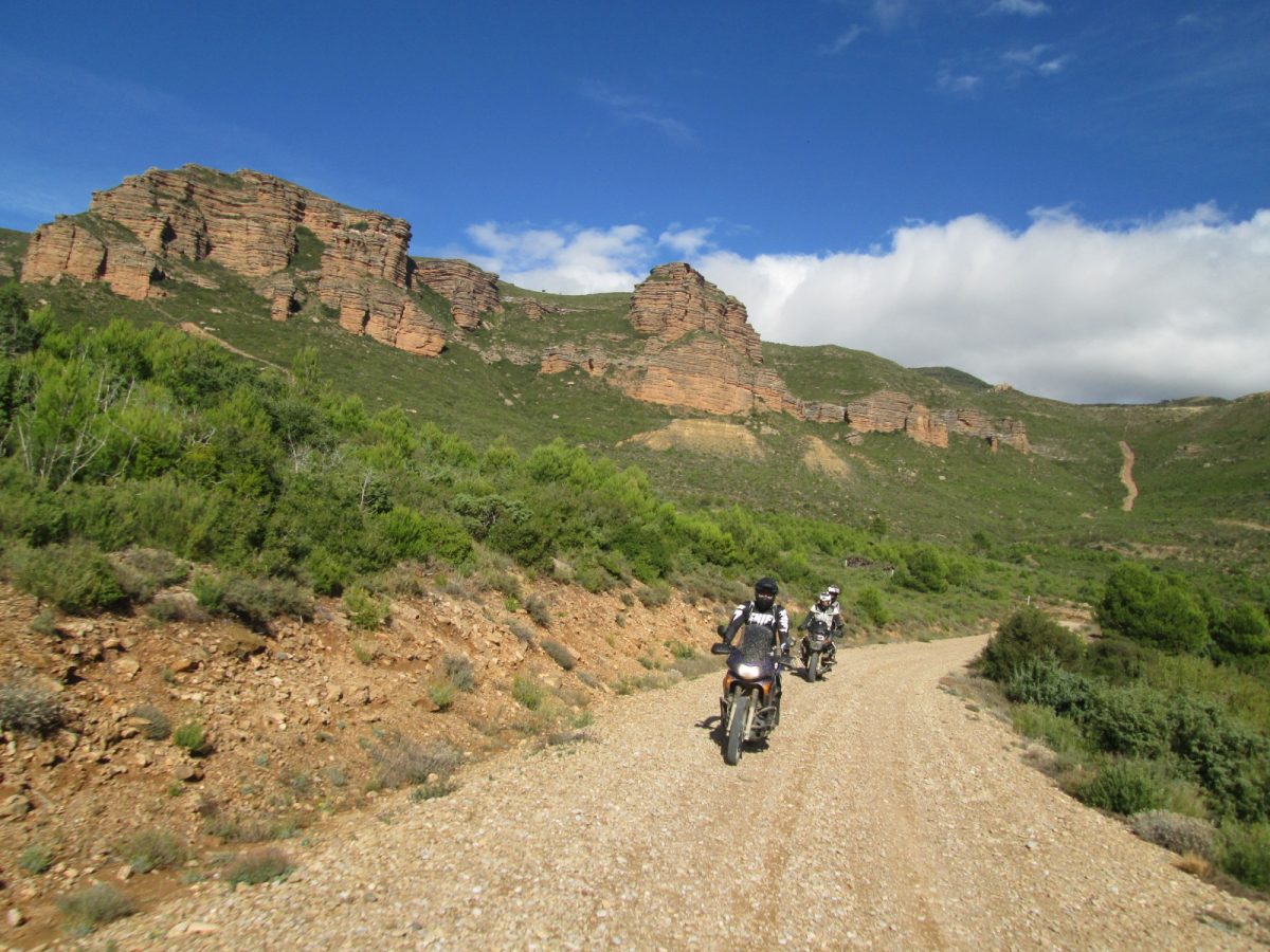 rando-moto-desert-bardenas - Trail Découverte randonnée à moto
